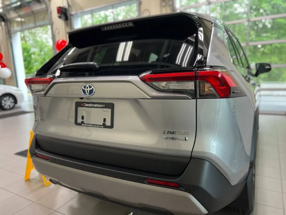 2022 RAV4 Hybrid Limited Photo Gallery Silver Black Interior 1